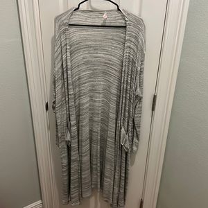 EUC LuLaRoe Sarah Long Cardigan Large